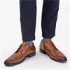 CLARKS MENS SHOE - DARK TAN